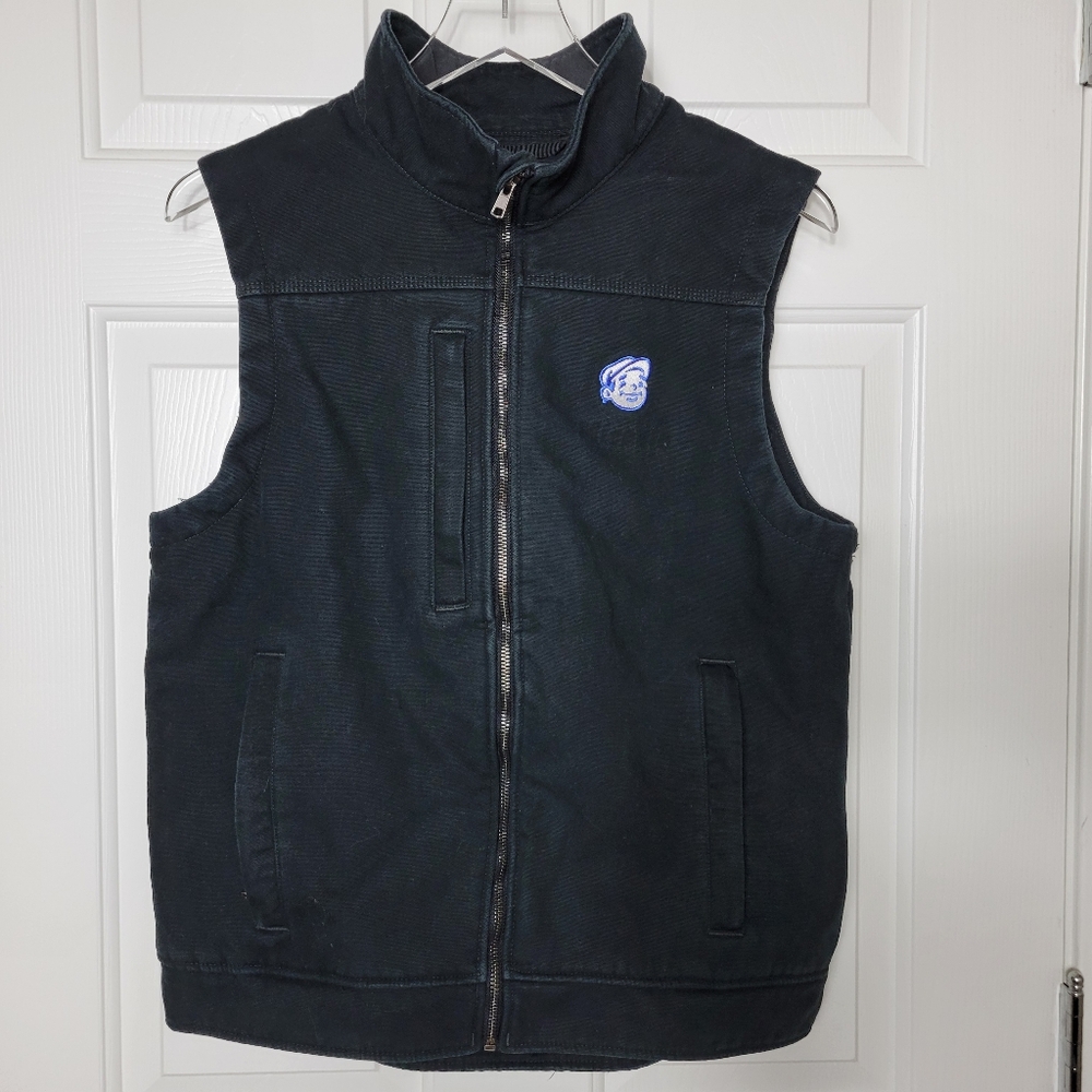 CornerStone Men's Small Black CSV60 Duck Bonded Soft Shell Vest